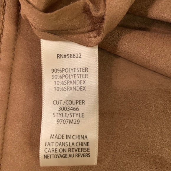 Max Studio Luce Faux Suede Topper - Picture 6 of 10